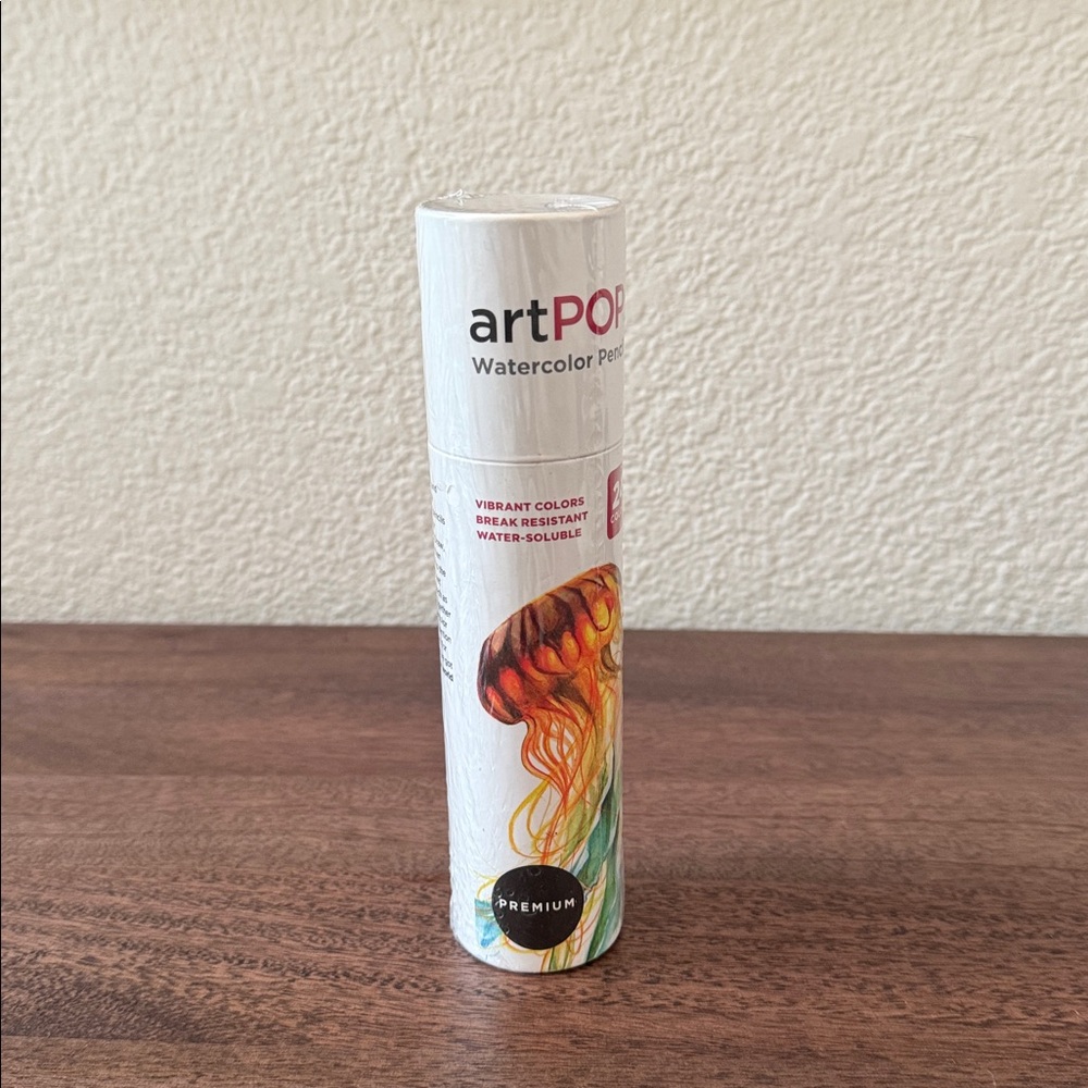 NEW! artPOP! Premium Watercolor Pencils set of 24 Vibrant Colored Pencils Sealed - Picture 8 of 9